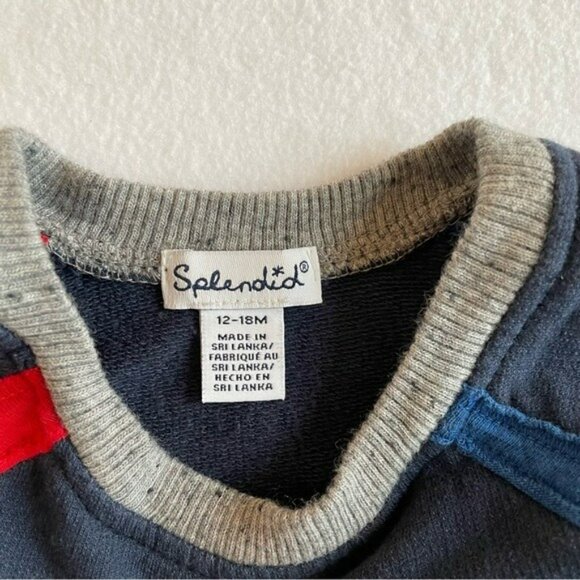 Splendid Baby Navy Sweater 12-18m Casual Everyday - Picture 3 of 5